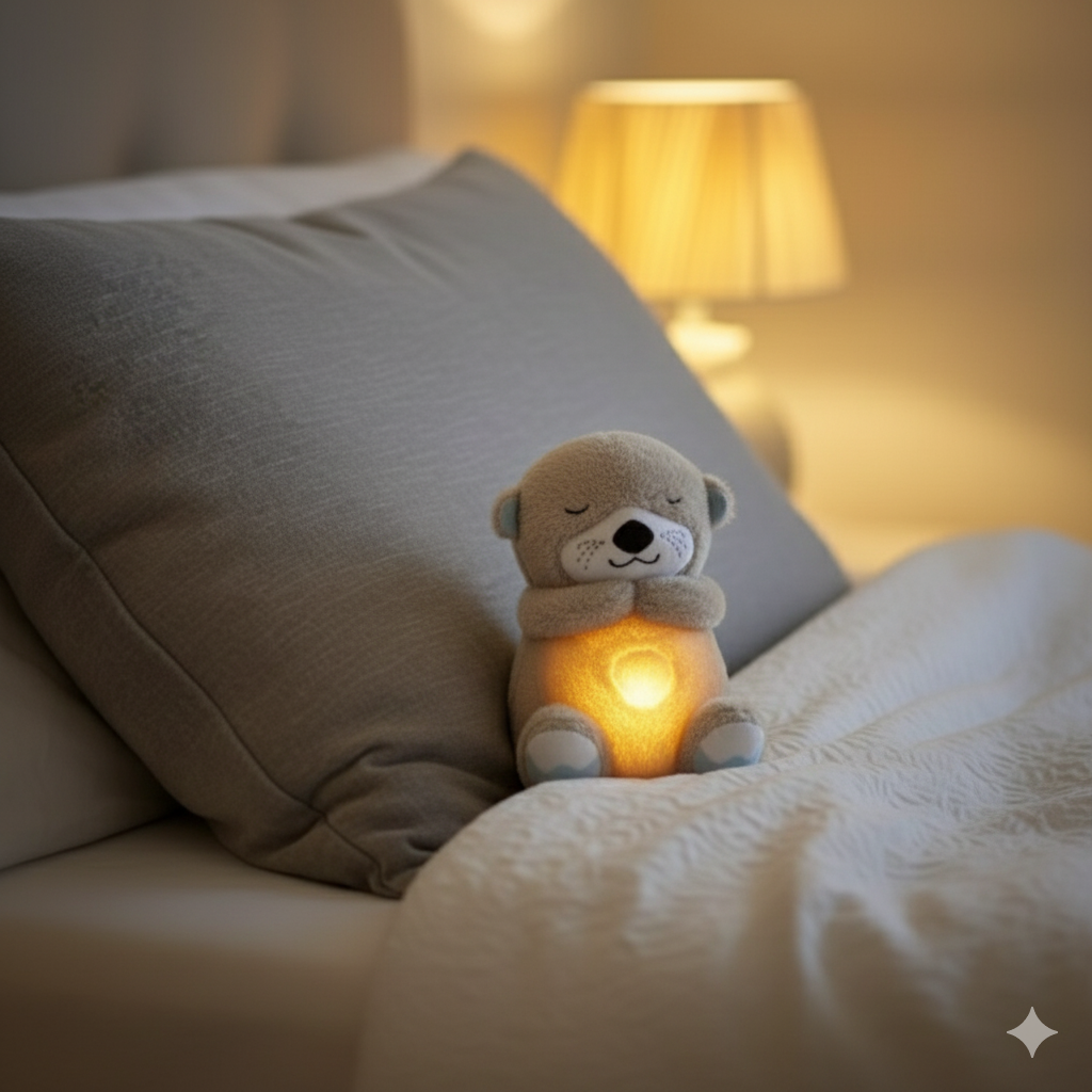 NUEVO Peluche Nutria con Respiración, Luz y Sonido
