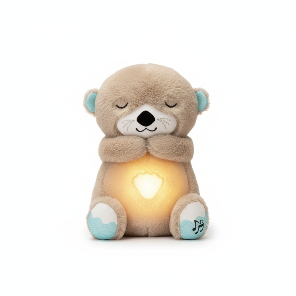 NUEVO Peluche Nutria con Respiración, Luz y Sonido