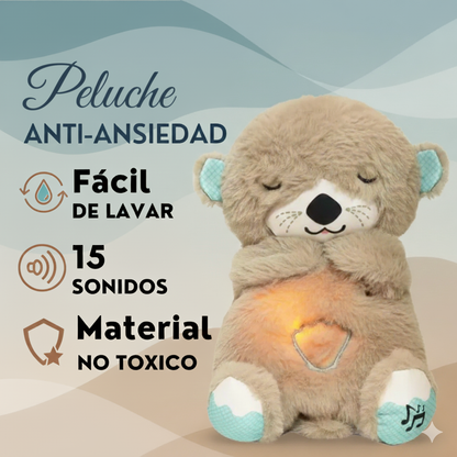 NUEVO Peluche Nutria con Respiración, Luz y Sonido