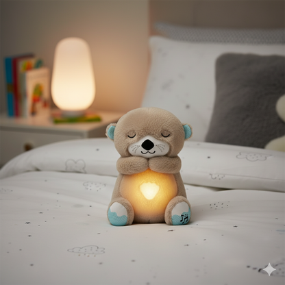 NUEVO Peluche Nutria con Respiración, Luz y Sonido