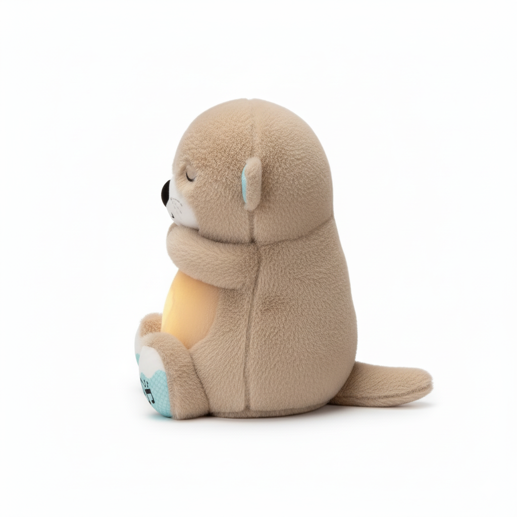 NUEVO Peluche Nutria con Respiración, Luz y Sonido