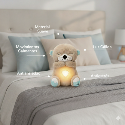 NUEVO Peluche Nutria con Respiración, Luz y Sonido