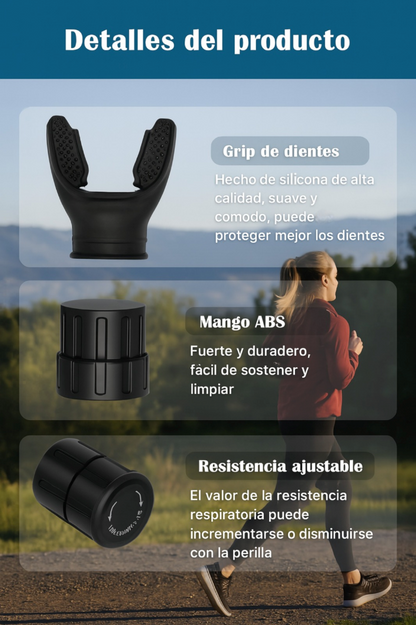 Respirador Deportivo | Entrenador de Respiración Portátil