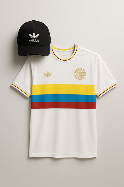 NUEVA Camiseta Sele Colombia 100años +  GRATIS GORRA