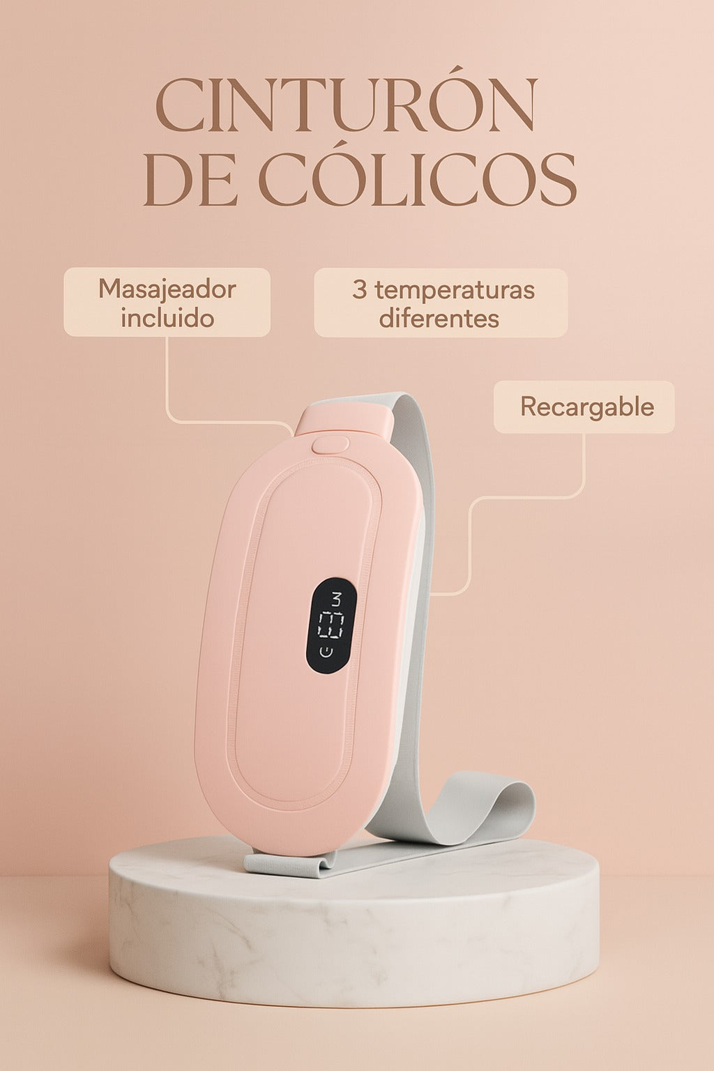 Cinturón para Cólicos | Alivio inmediato para tu cuerpo